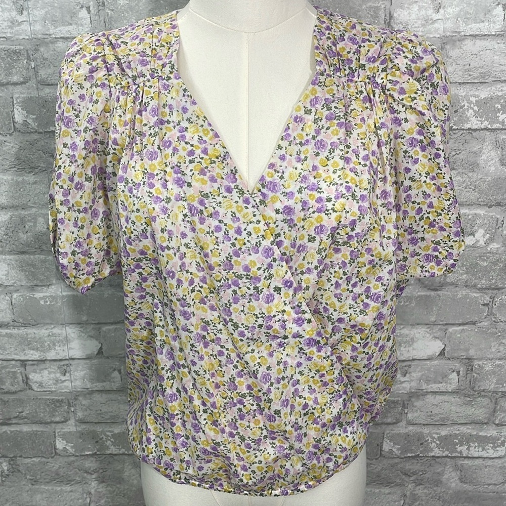 Heartloom Floral Classic Wrap Blouse